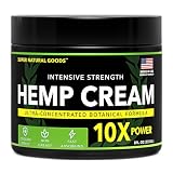Super Natural Goods Hemp Cream | Botanical Cream with a Cooling Sensation for Localized Application | 8 oz