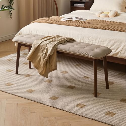 Banc en bois de style campagnard compact pour optimiser une chambre étroite - 8