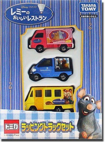 Amazon トミカ ディズニートミカ ディズニートミカラッピングトラックセット レミーのおいしいレストラン ミニカー ダイキャストカー おもちゃ