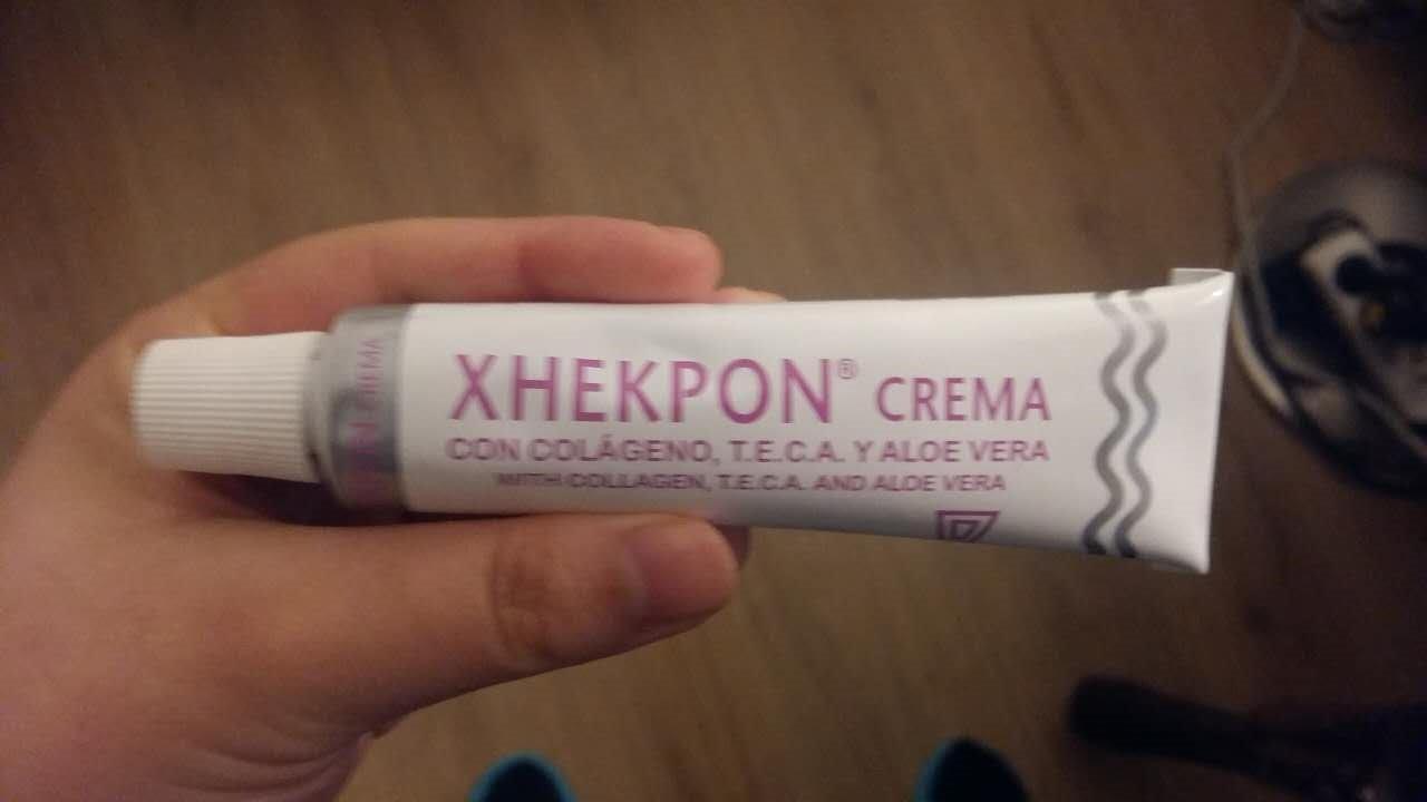 Xhekpon Cream for Face, Neck and Cleavage Skincare - Cream with Hydrolized Collagen and Aloe Vera/Anti-aing cream 40ML - Favours skin moisturization, protection and regeneration
