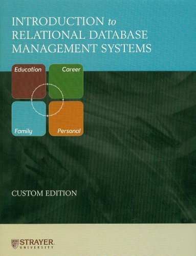 Introduction to Relational Database Management Systems: Pearson ...