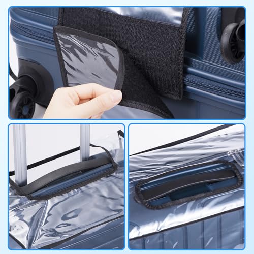 3-Piece Clear Cover with Tag Pocket
