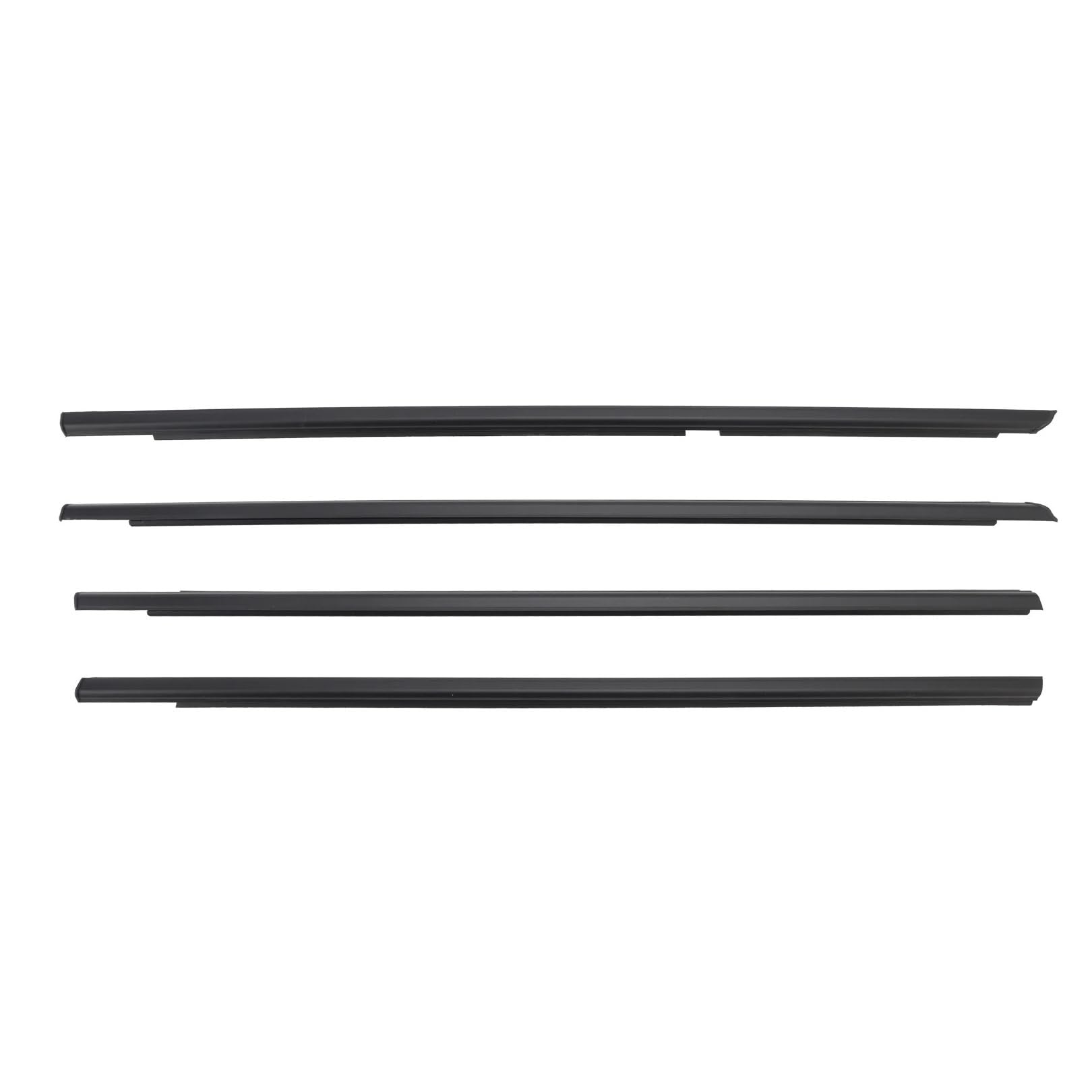 Nhabxgds One Color Car Door Protectors Fit For Grand Fit For Vitara 2009-2013 4Pcs Door Glass Belt Outer Molding Weatherstrip Seal Strip