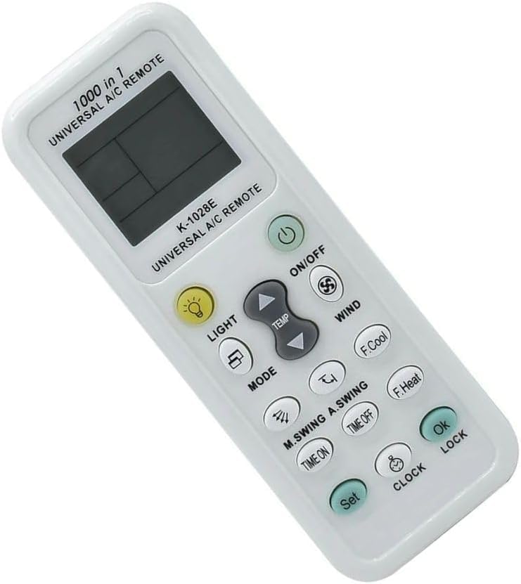 Controle Remoto Universal para Ar-Condicionado – Compatível com Todas as Marcas e Modelos - Fácil de Programar e Usar - Premium
