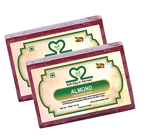 Image of Khadi Natural S2M Herbal Pure Almond Soap 250Gm