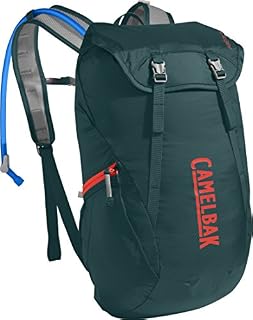 CamelBak Arete 18 Hydration Backpack for Hiking, 50 oz, Deep Teal/Hot Coral (1110303000)