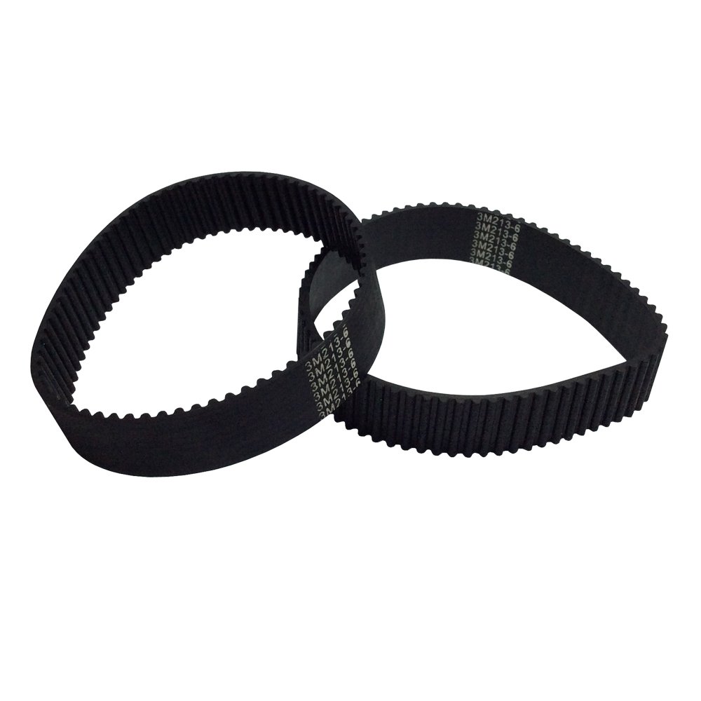 BEMONOC 2PCS HTD 3M Small Rubber Timing Belt 180mm Length 60 Teeth 15mm Width Industrial Timing Belt for 3D Printer Accessories