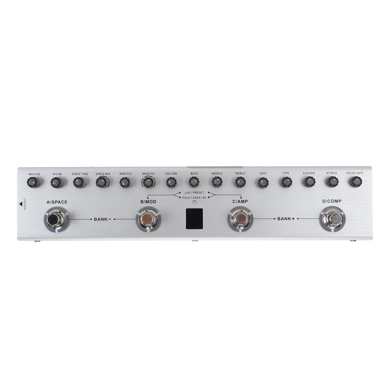 Generic Pedale Multieffetto per Chitarra Elettrica con 36 Suoni per Professionisti e Hobbisti