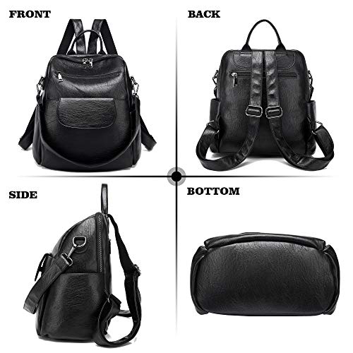 Image of Women Fashion Backpack Purse Waterproof Bookbags Travel Shopping Rucksack Convertible Ladies Shoulder Bag