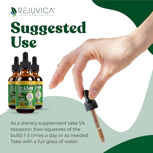 VitaLiver - Liver Health Supplement - Support Liver Cleanse & Detox - Liquid Delivery for Absorption - Milk Thistle, Artichoke, Chanca Piedra, Dandelion & More! - Image 5