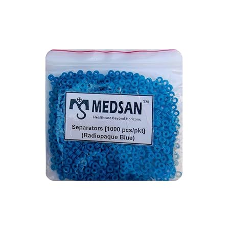 Medsan Orthodontics Radiopaque Separators Ortho Elastics