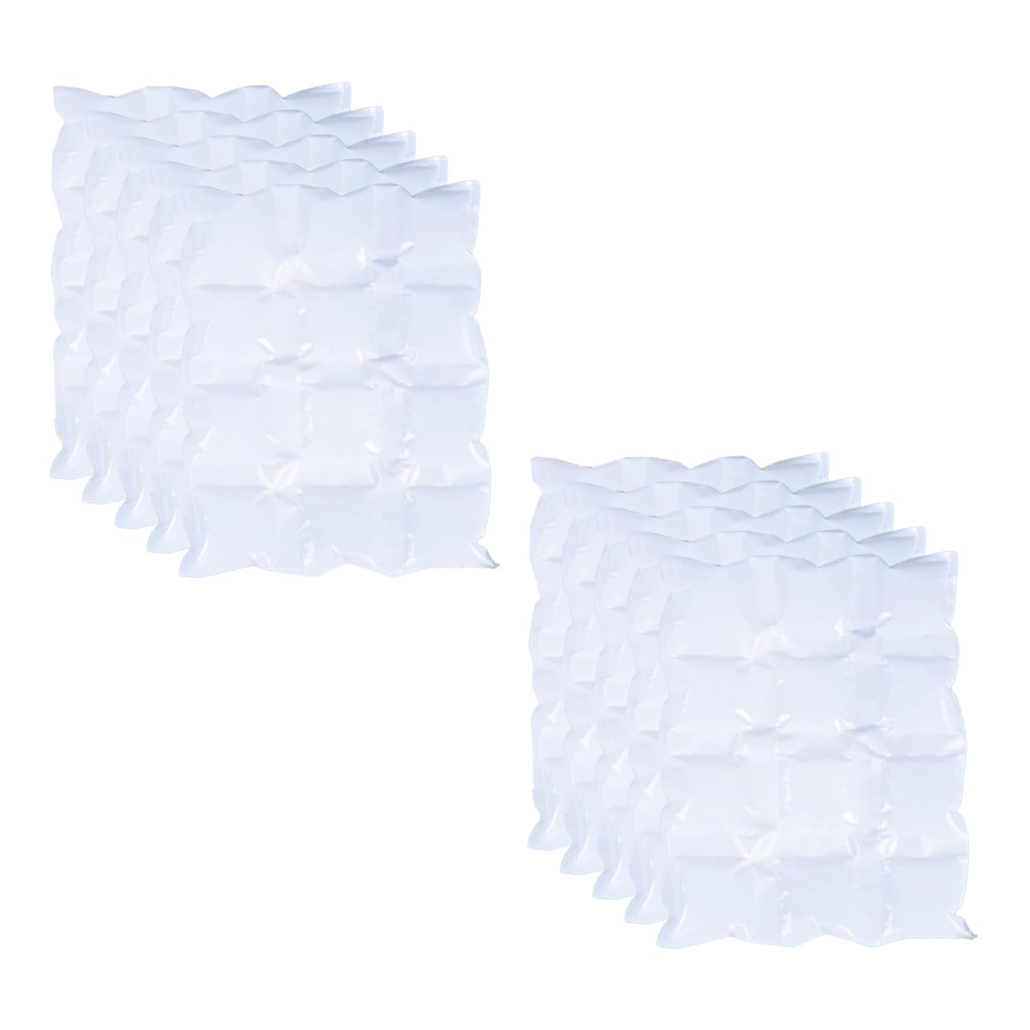 Generic Cold Packs for Coolers and Food Transport, Keep Food Fresh, Beverage Cold, Medications Cool 10 Sheets, 120 Cells, 10x7 Inches Each, Flexible Blankets