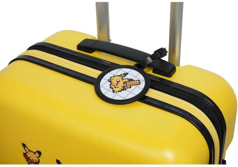 [ポケットモンスター] スーツケース 機内持ち込み 拡張 軽量 Sサイズ ピカチュウ ポケモン ピクセルアート PK-0881-46 ダイヤルロック キャリーバッグ キャリーケース TSAロック(WHITE/3７L)