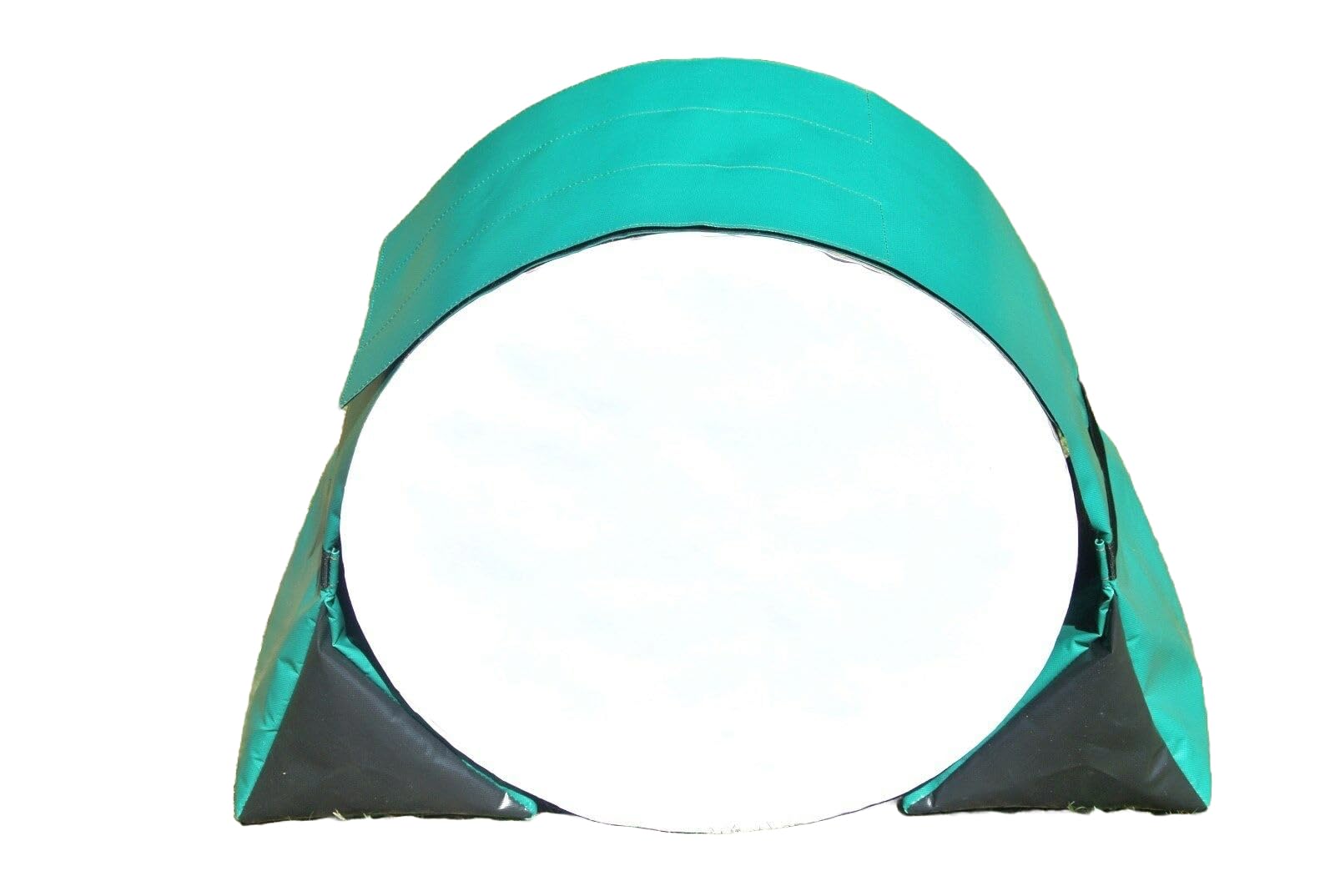 Church Products UK Dog Agility Training Tunnel Sandbags Adjustable (60cm - 80cm) Indoor Outdoor Apparatus UV PVC (Green/Black) *Tunnel Not Included*