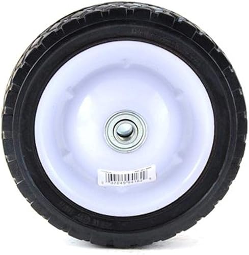 Arnold Rueda de acero de repuesto universal de 7 pulgadas con capacidad de carga de 55 libras color negro