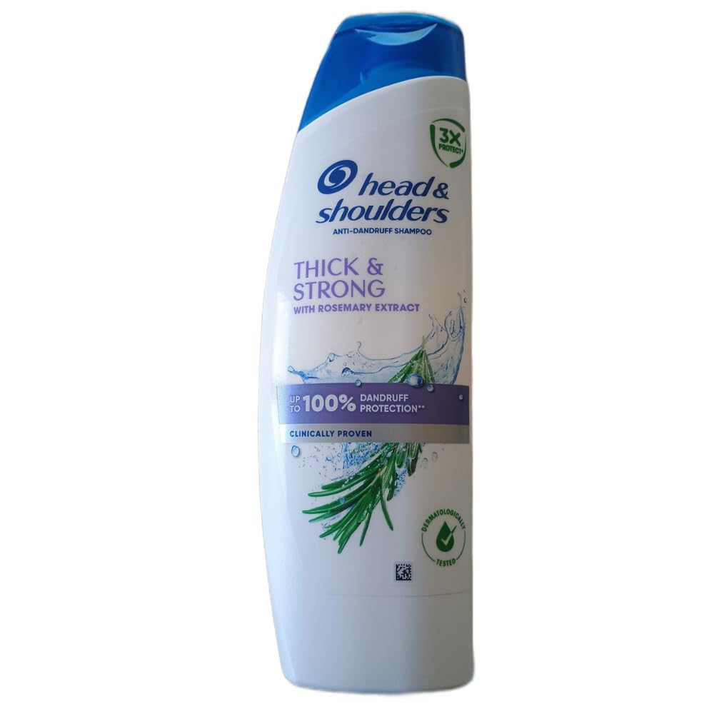 Head & Shoulders Thick & Strong Shampoo 250ml, Rosemary