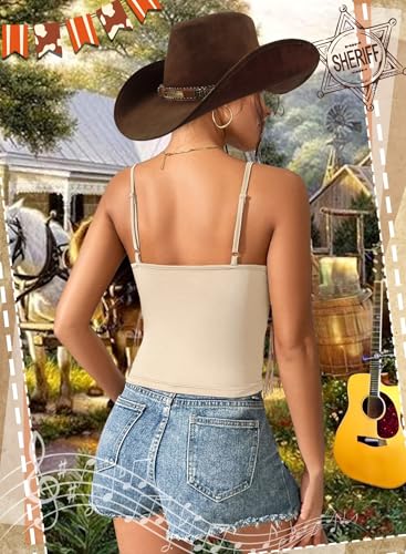 Womens Western Cowgirl Fringe Top - Country Concert Outfits Festival Tassel Hem Boho Rodeo Camisole Rave Tank Shirt3