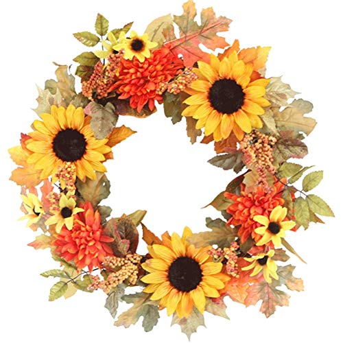 Hkwshop krans kunstmatige slinger creatieve rekwisieten esdoorn blad stok hanger hotel winkelcentrum slinger deur opknoping decoraties slinger