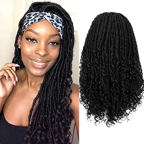 WIGER Headband Dreadlock Wigs Goddes Locs Crochet...