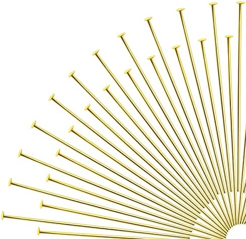 Clous Tête Plate 30mm Doré X 25 Ou Par 150