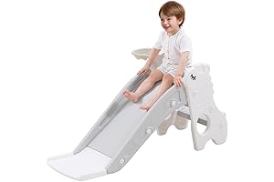 Chic Toddler Indoor Slide for 1-3 Year Olds
