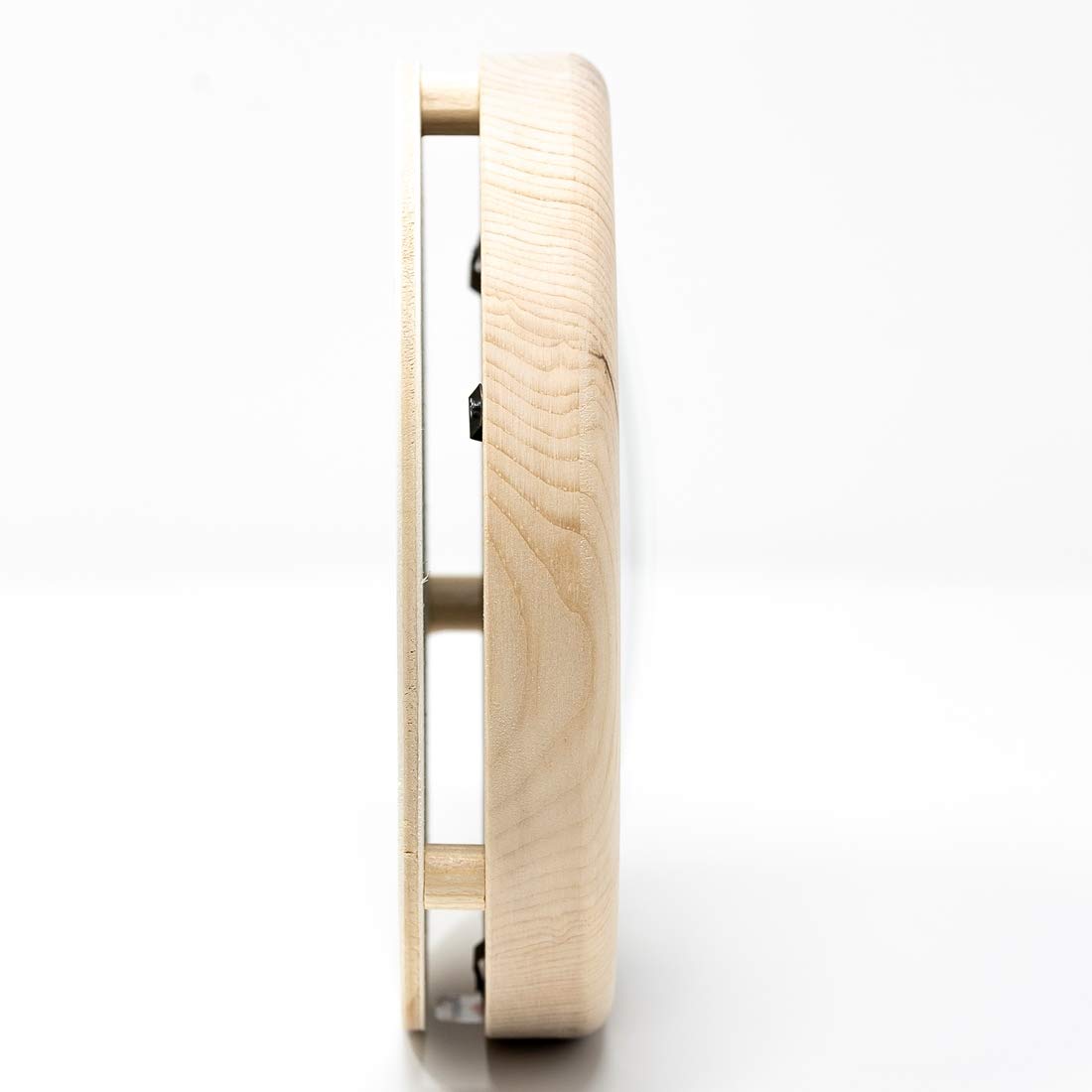 Fischer 1222-09 Igrometro per umidità interna con termometro, in legno di pino, diametro 155 mm, umidità relativa da 30 a 100% HR, temperatura da 10 a 40 °C