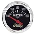 Auto Meter 880241 Jeep Electric Water Temperature Gauge, 2 1/16"