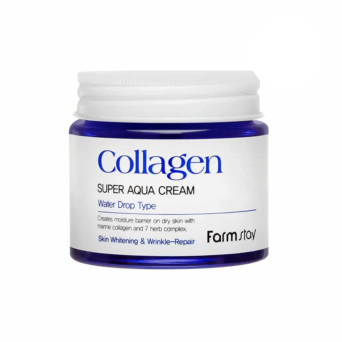 Farm Stay Collagen Super Aqua Cream 80ml / 2.7oz, Cranberry, 76.54 g (Pack of 1)