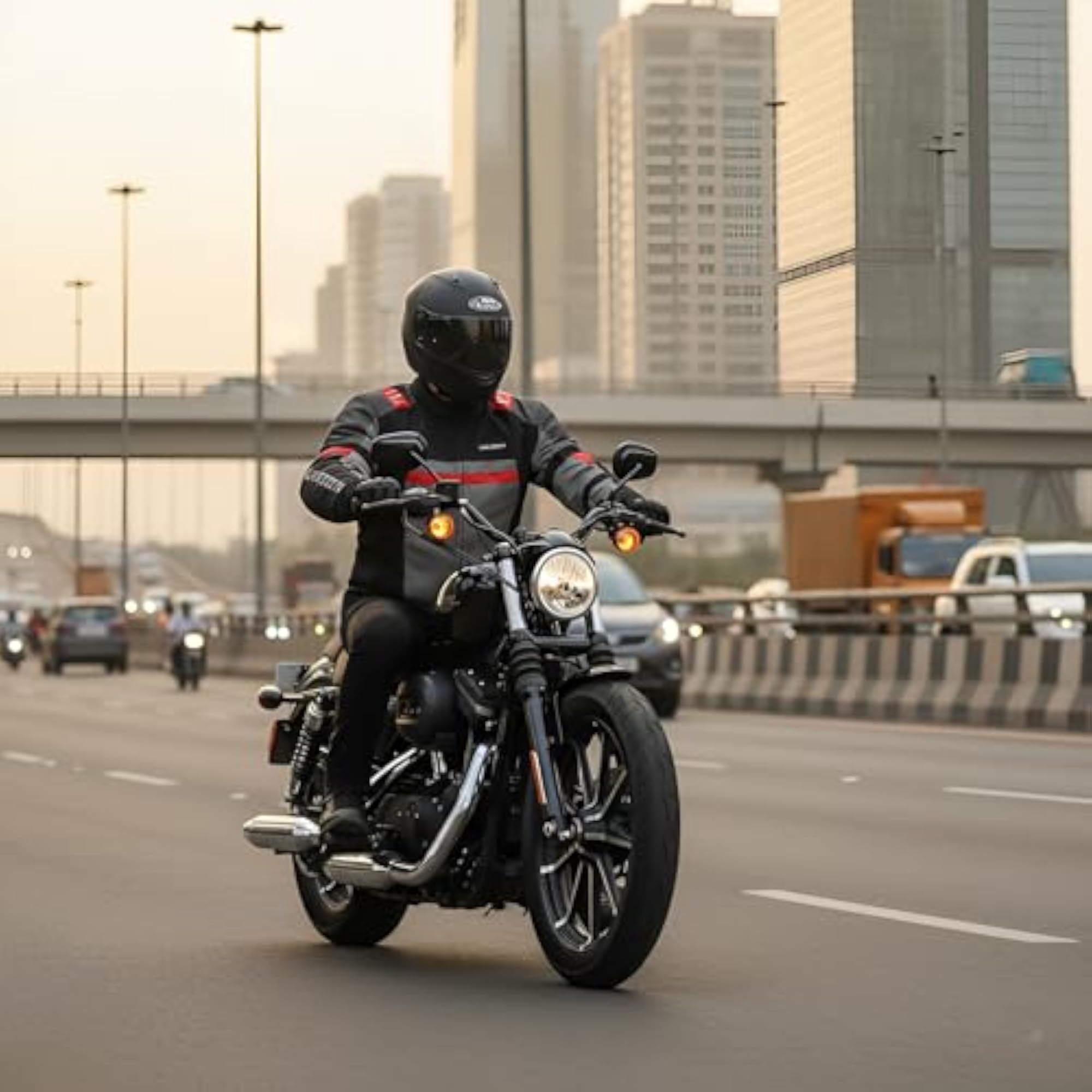 BAZOOKA Bike Riding Jacket with HDEVA Protection