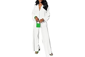 All White Pant Suit for Women