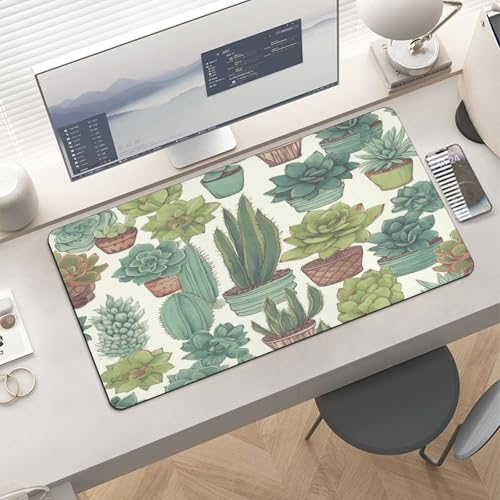Alfombrilla de Escritorio Grande Cactus Succulents miniatura 6