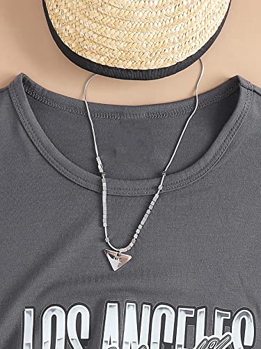 WDIRARA Girl's Car Letter Graphic Print Round Neck Short Sleeve Tee Casual T Shirts3