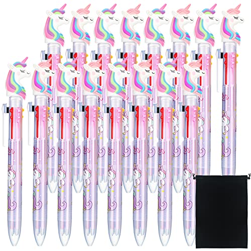 Bolígrafos de gel multicolor Epakh unicornio 16 piezas