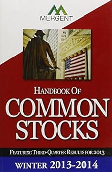 Paperback Mergent's Handbook of Common Stocks Winter 2013-2014 Book
