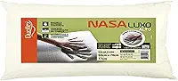 Travesseiro Nasa Luxo Alto Duoflex Bege Para fronha 50cmx70cm Espuma 100% poliuretano