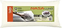 Travesseiro Nasa Luxo Alto Duoflex Bege Para fronha 50cmx70cm Espuma 100% poliuretano