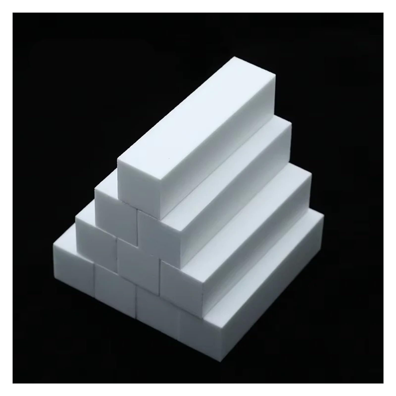 Blok buforowy do paznokci pilnik gąbkowy pedicure pielęgnacja manicure lakier szlifowanie blok polerski 5 szt(White-10pcs)