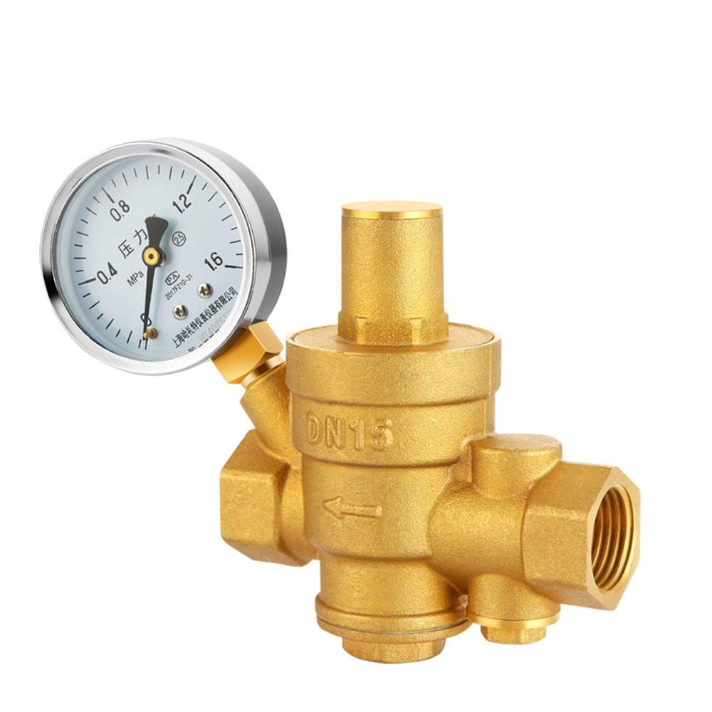 Buy Brass, Double Filtration, tap Water Pipe Pressure reducing Valve, preFiltered Pressure
