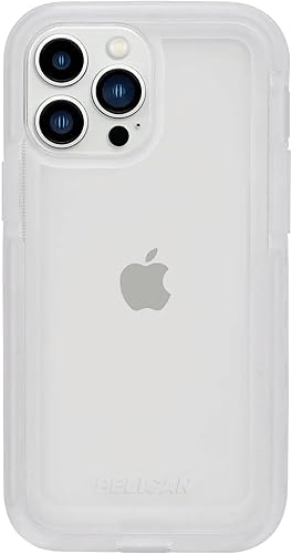 Serie Voyager de Pelican - Funda fina para iPhone 13 Pro Max, protección contra caídas de 18pies, funda de 6.7pulgadas, color transparente. disponible en Yaxa Guatemala