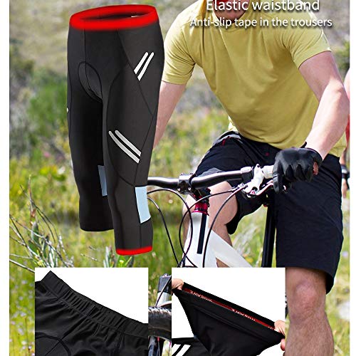 Pantalones Cortos de Ciclismo para Hombre con Gel 3D miniatura 7