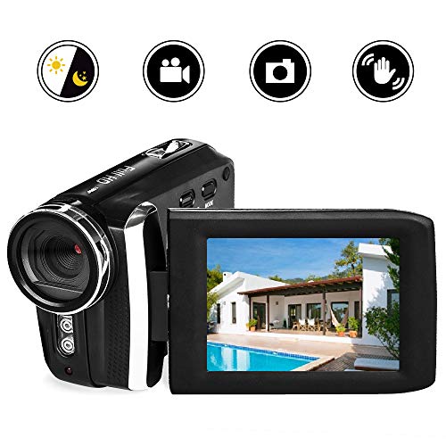 Vmotal Video Camera 1080P Camcorder Vlogging Camera for YouTube, Digital Camera Recorder 270