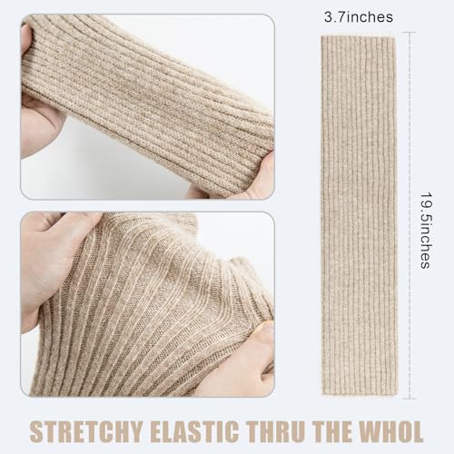 Leg Warmers for Women Winter Fashion Knitting Black Leg Warmers Long Ankle Warmers for Yoga Ballet Leg Socks3