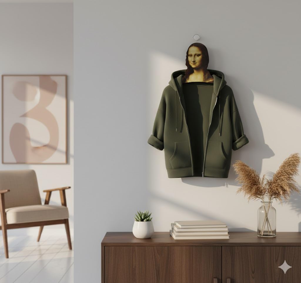 Mona Lisa Interior Art Hanger 40x30x0.55cm