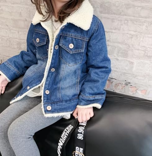 Girls' Denim Jacket Outerwear, 12 Months-12 Years4