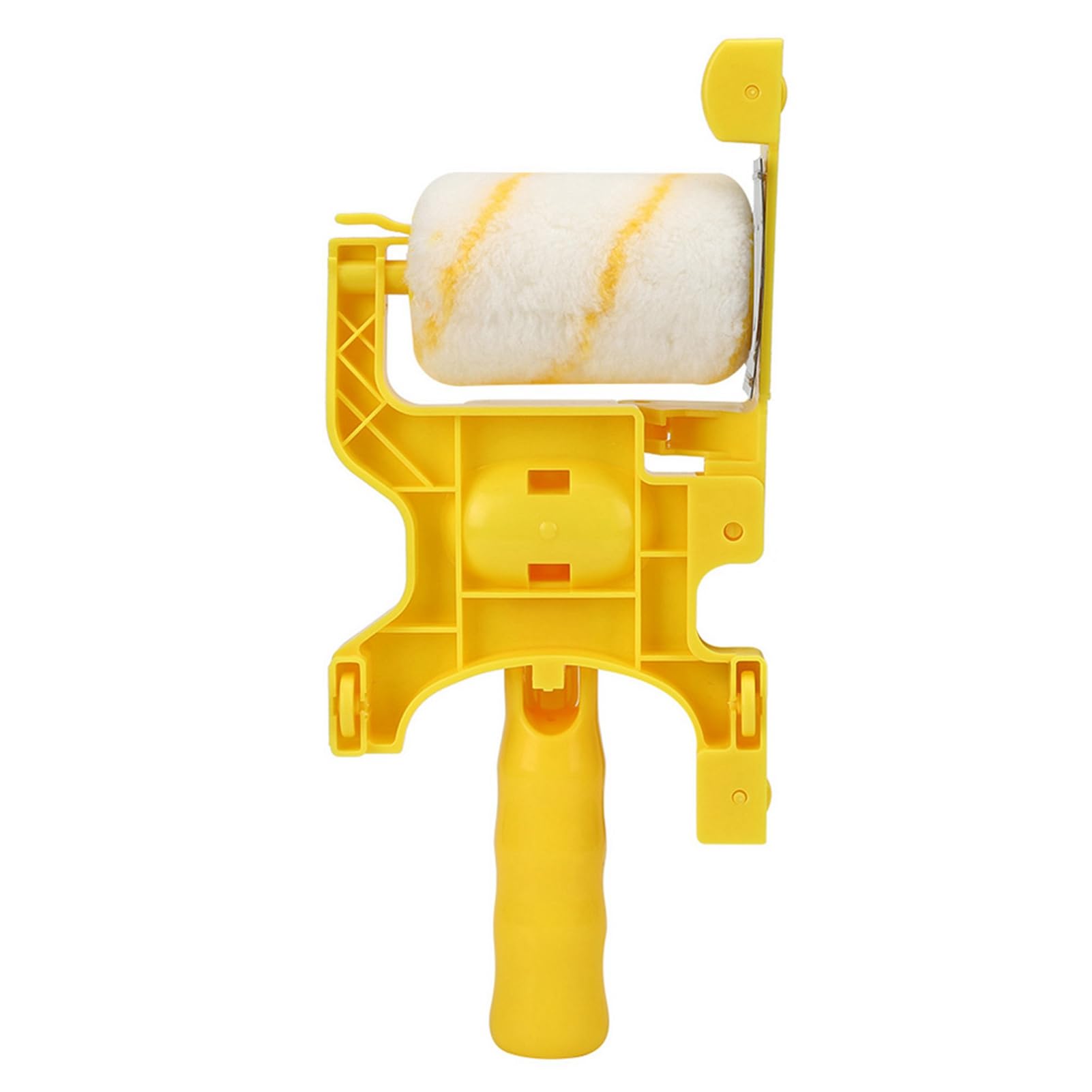 Kit de rouleau de peinture, brosse de bordure, ensemble de rouleau de peinture et de plateau de brosse, outil de sécurité pour plafond mural, avec 2 x rouleau, 1 x brosse, 11,8 x 4,7 x 2,5 pouces,