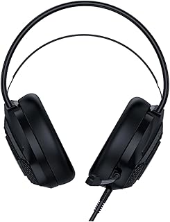 Gatuida Fones De Ouvido PC Fone De Ouvido Fones De Ouvido Com Fio Fones De Ouvido Para Laptop Abs Preto Fone De Ouvido Over-Ear Com Fio Fone De Ouvido Para Jogos Fones De Ouvido Para