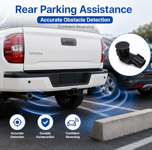 Image of Hoypeyfiy 89341-0C010 Reverse Backup Parking Assist Sensor Replacement for Toyota RAV4 2014-2018, Tacoma 2015-2022, Tundra 2014-2021, Replace 89341-0C020