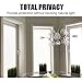Privacy Window Films, Opaque Frosted Glass Tint Static Cling Treatment Protects Home Security Without Blocking Daylight - Heat Control, UV Prevention, Easy Removal (Matte White, 17.7x78.7 Inches)