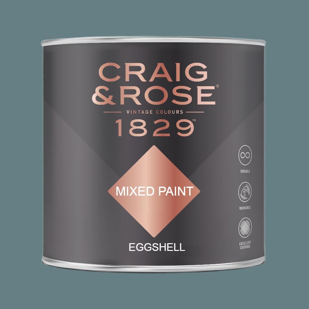 Paint Stop CRAIG & ROSE 1829 EGGSHELL SAXE BLUE 750ML