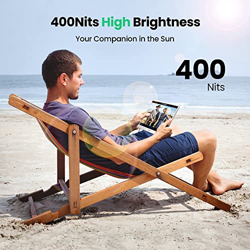 Svantto Portable Monitor [2023 Latest] Fhd 15.6'' Portable Screen For Laptop 400Nits Brightness Travel Monitor, 100% Srgb 1080P Laptop Monitor Extender, Mac Xbox Ps5 Computer Display With Hdmi Cable #TOP1